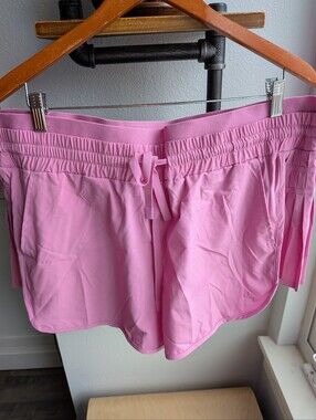 JoyLab Pink Pleated Side Active Shorts Size XXL